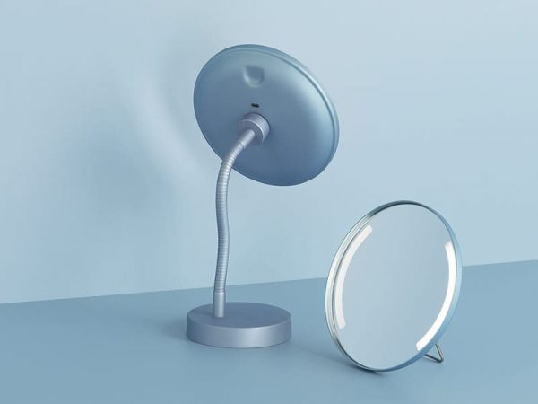 Ketteye zoom kosmetikspiegel dimmbar